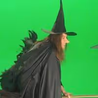 THE WIZARD OF OZ Blog: 'Green Screen' Witch Shoot!